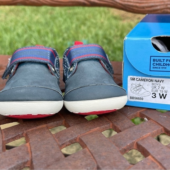 STRIDE Rite Soft Motion Cameron Sneakers In Navy Size 3W - Picture 12 of 12